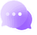Messaging Circle Purple