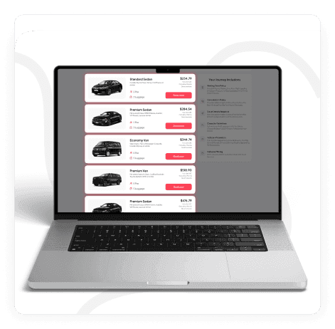 Step 3 - Choose your Vehicle Category