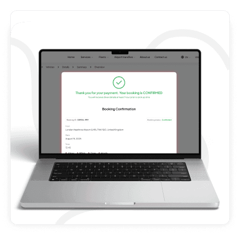 Step 5 - Confirm your booking